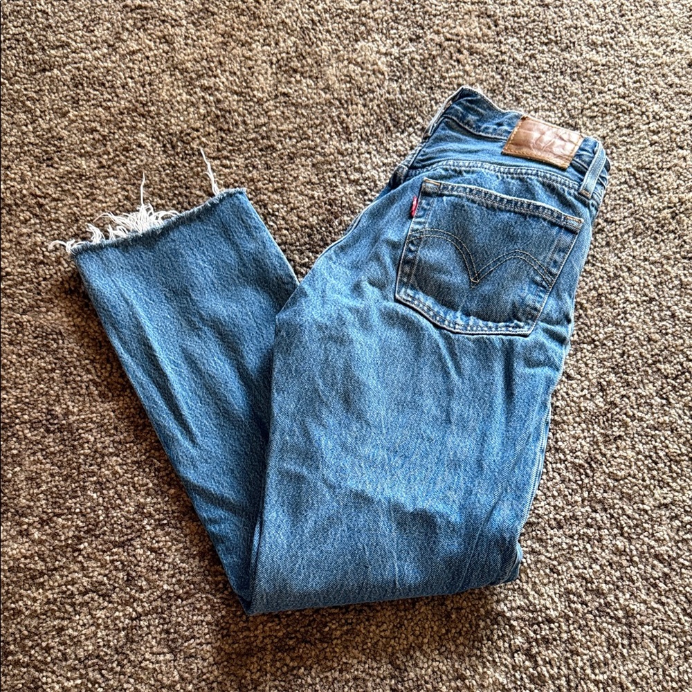 Levi's Blue Straight Leg Women's Jeans
